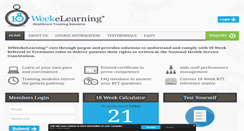 Desktop Screenshot of 18weekelearning.com